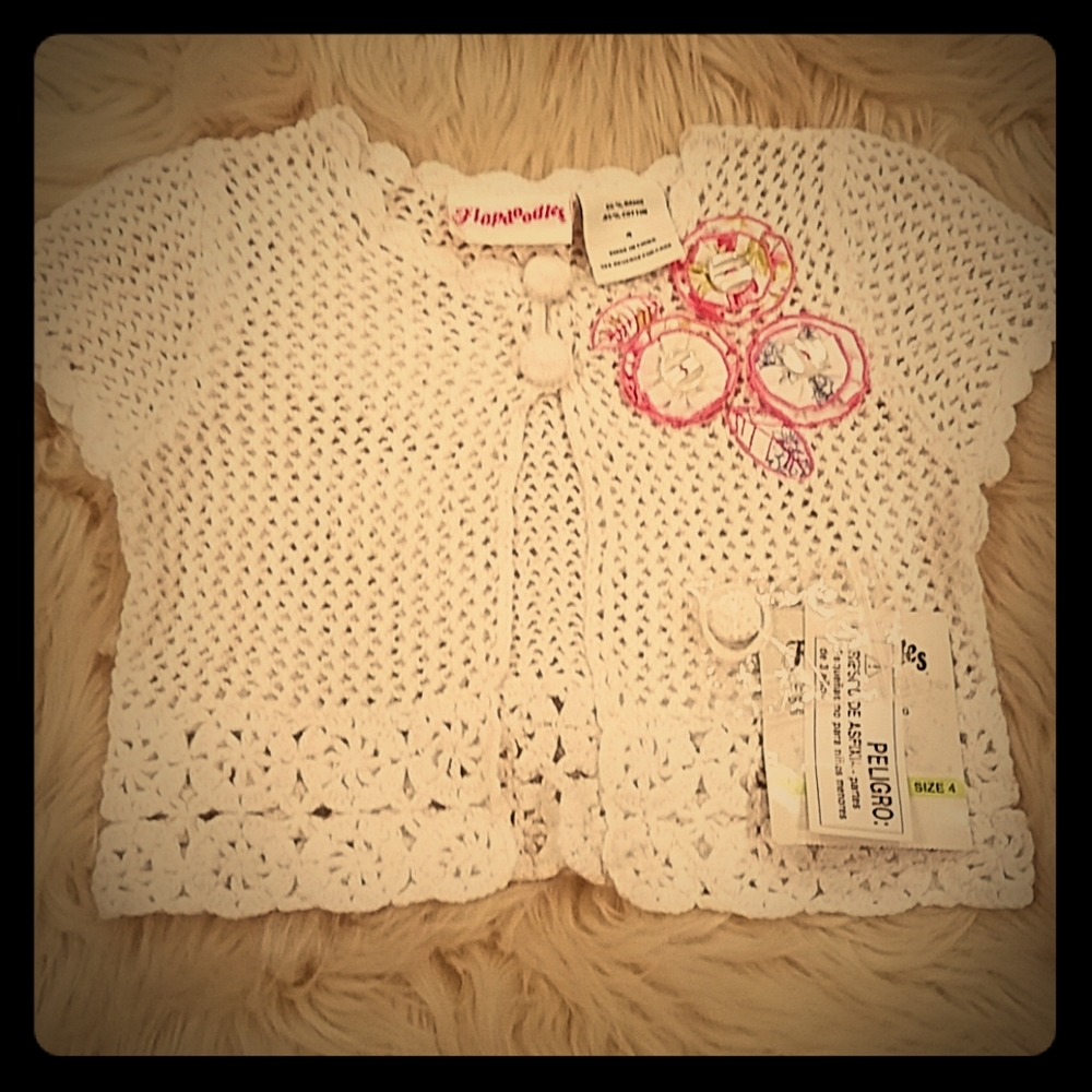 Flapdoodles 4 Crocheted SS Shaw